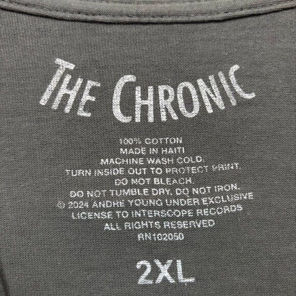 Dr Dre “The Chronic” Hip Hop Rap Artist Graphic T-Shirt Size 2XL - Picture 4 of 4